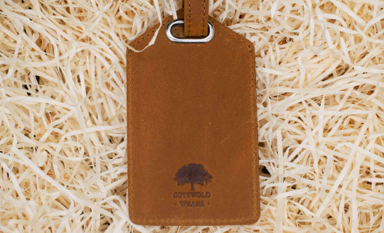 Genuine Leather Luggage Tag