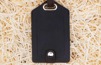 Genuine Leather Luggage Tag