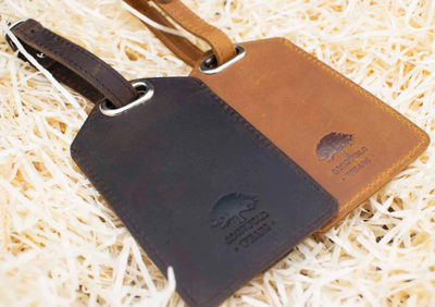 Genuine Leather Luggage Tag