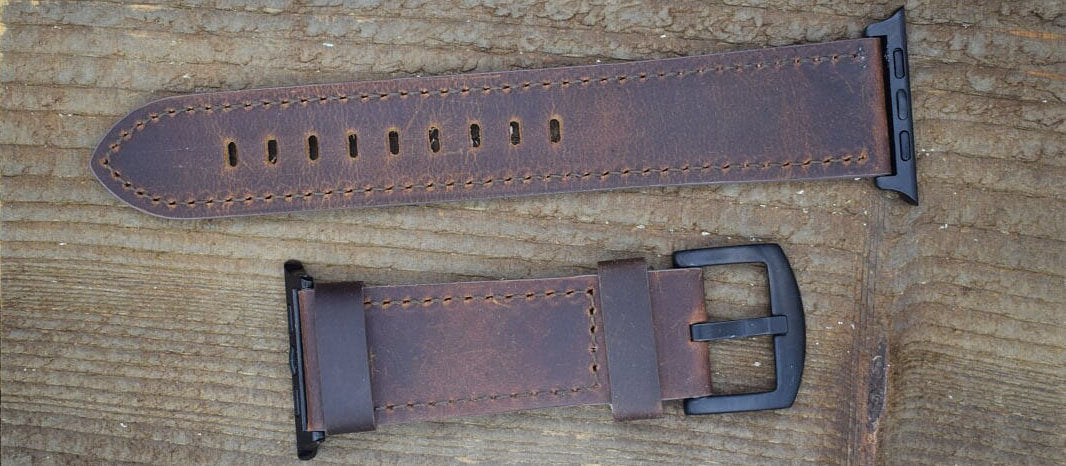 The Oak Brown Apple Watch Strap