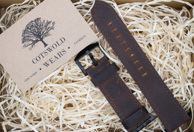 The Oak Brown Apple Watch Strap