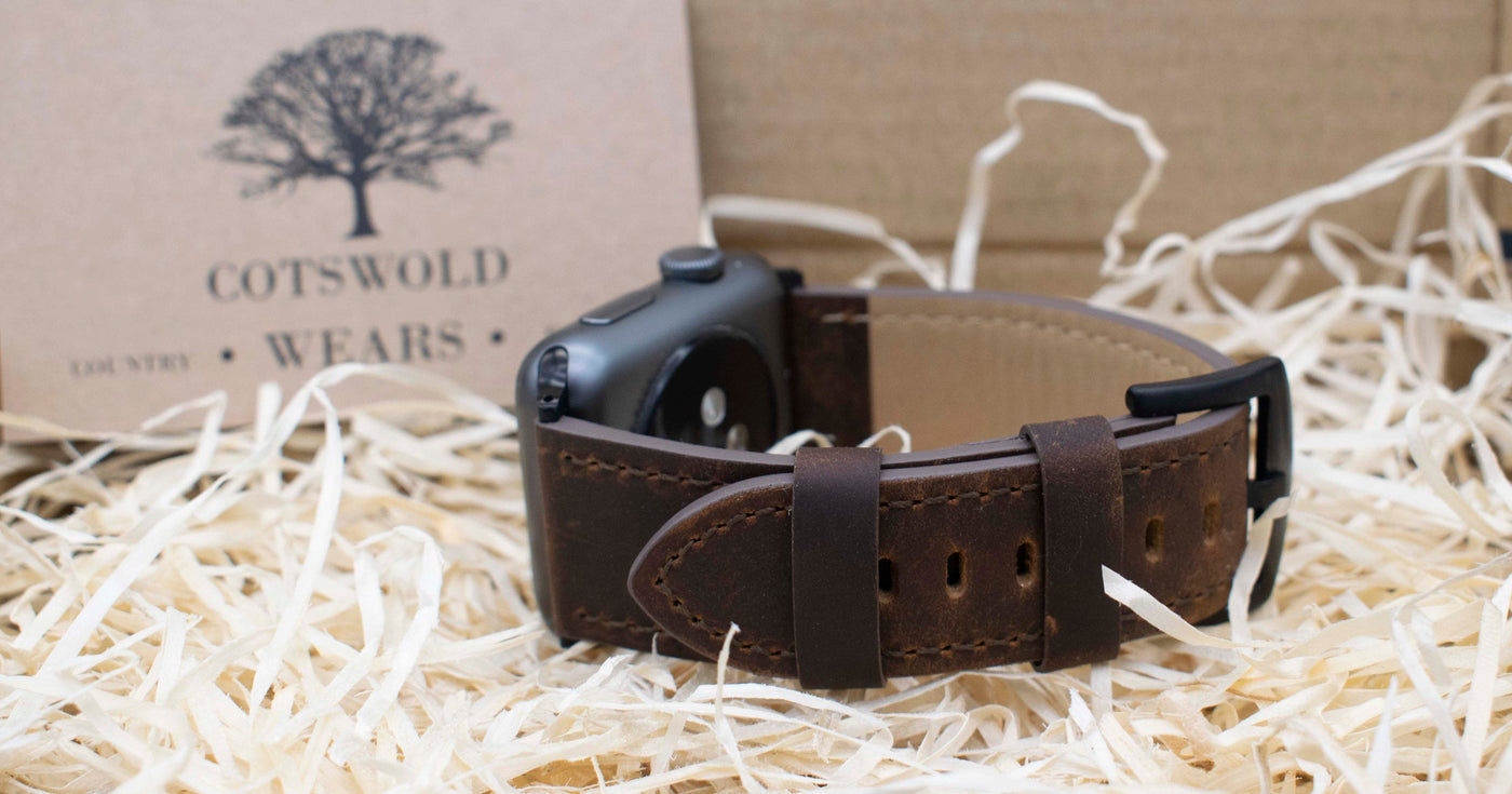 The Oak Brown Apple Watch Strap